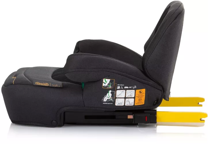 Chipolino zitverhoger Wing i-Size 125–150 cm met Isofix – Roze