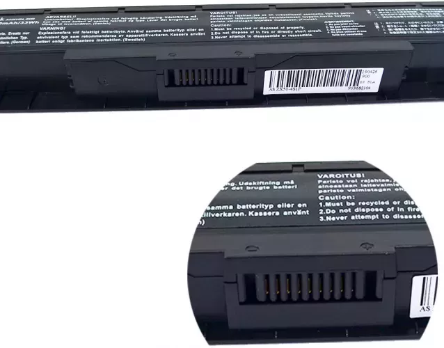 Batteria Vhbw Compatibile Con Asus ROG GL552V, GL552VW, GL552VX, ZX50J, 2200mAh, 14.8V, Li-Ion, Sostituisce A41N1424 - 2