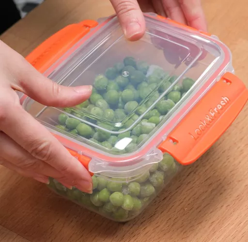 GinzaMaison Set 5 Cutii Alimente Master cu Capace Colorate inchise ...