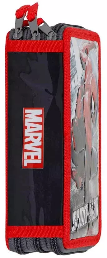 Penar Spiderman Rain Echipat 3 compartimente 43 piese 21 x 14 x 7 cm ...