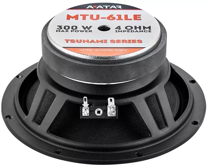 Difuzoare auto Avatar Tsunami MTU-61LE set componente 165mm 150W