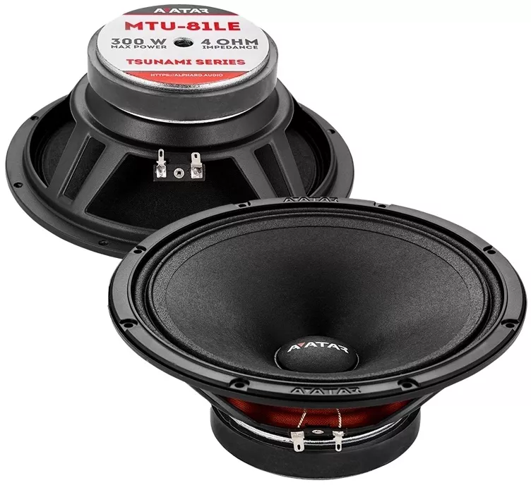 Difuzoare auto Avatar Tsunami MTU-81LE set componente 200mm 150W