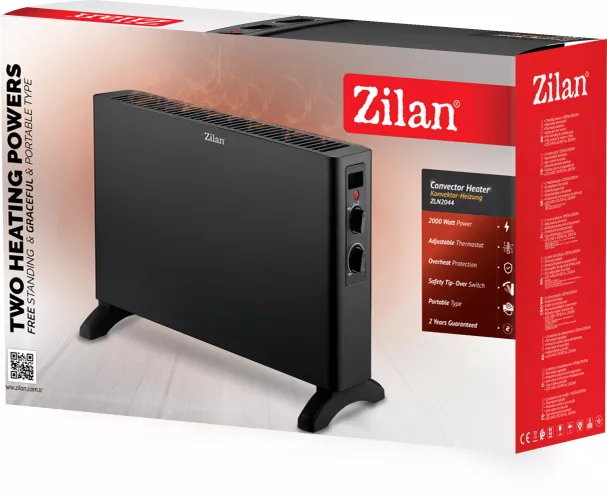 Convector electric Zilan ZLN2044 trepte de viteza 1250W-2000W