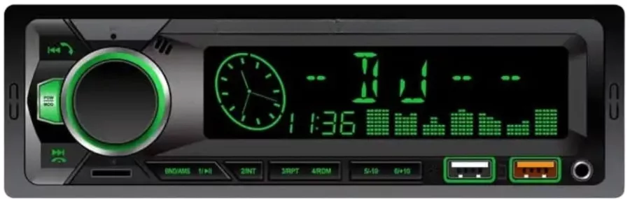 Radio MP3 player auto 8289 BT/USB/AUX/FM 4x60W 1DIN LCD 12V