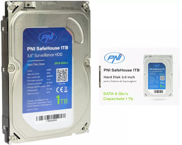 HDD 1TB PNI 7200RPM 64MB SafeHouse 3.5