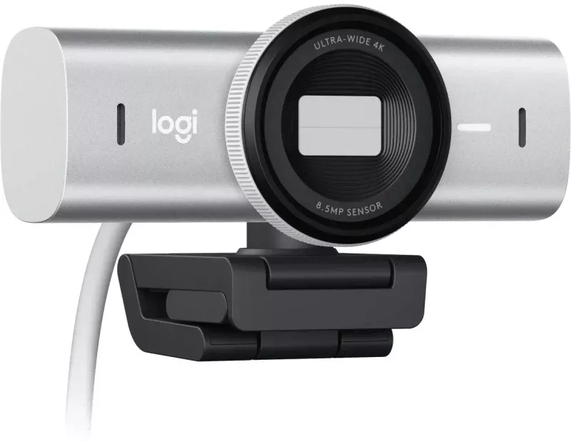 Camera Web Logitech MX Brio 4K USB-C Pale Grey — imaginea 4