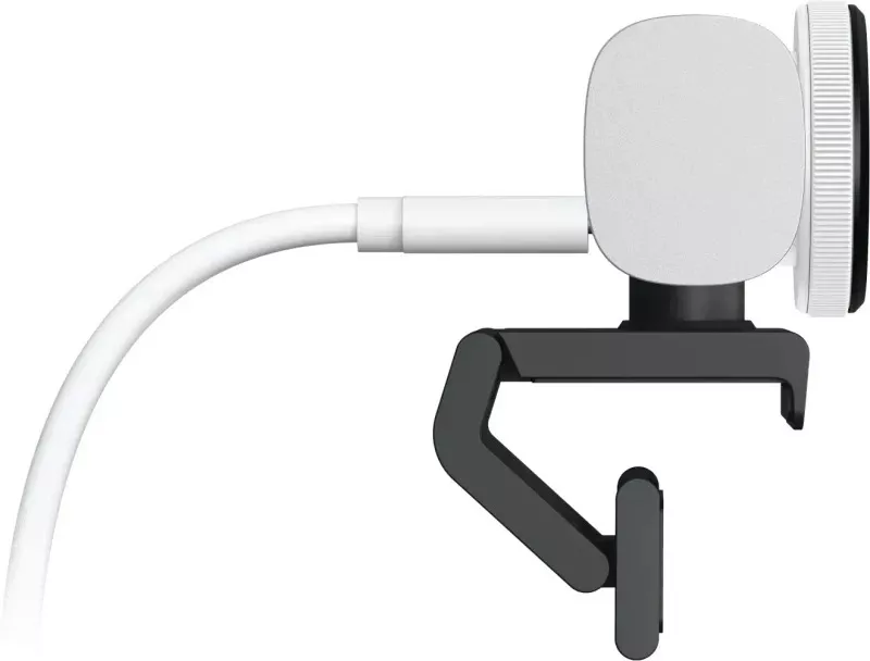 Camera Web Logitech MX Brio 4K USB-C Pale Grey — imaginea 5