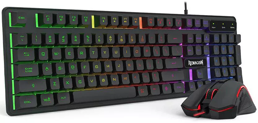 Kit gaming cu fir Redragon S137 Essentials 4 in 1 - mouse