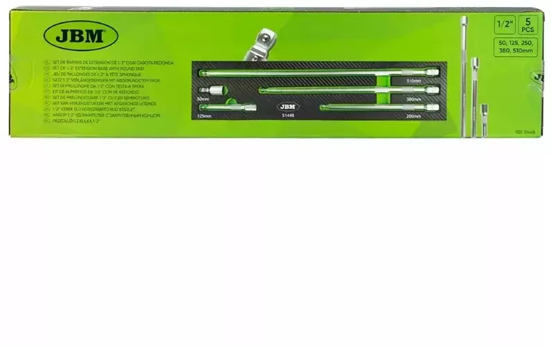 Set de prelungitoare cu patrat 1/2 JBM-51448 - cel.ro