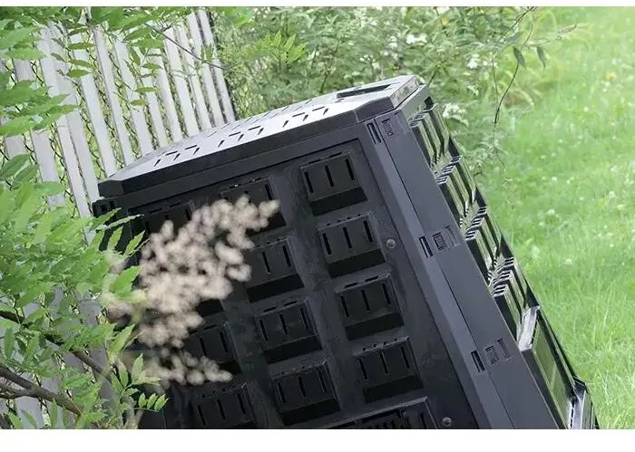 Compostor de gradina 850 L negru Evogreen IKEL850C-S411 - cel.ro