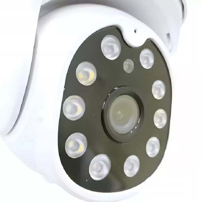 Camera supraveghere IP de exterior rotativa WiFi ZOOM 2MP 2MPx Gonga® Alb
