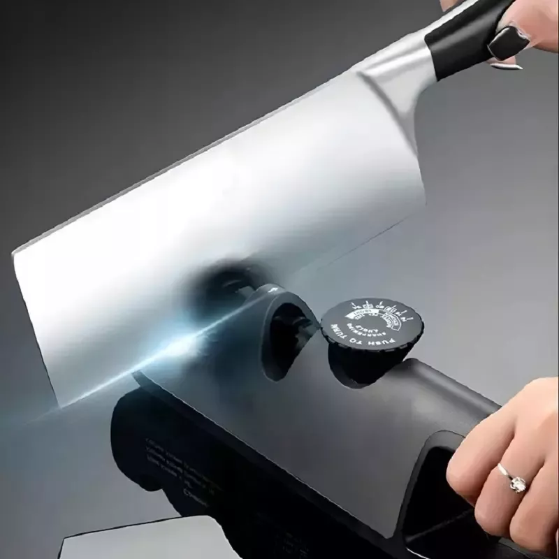 Dispozitiv de ascutit cutite 3 in 1 cu unghi de ajustare Gonga® Negru