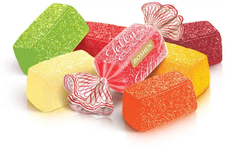 Jeleuri Roz Mix de Jeleuri Roshen Jelly 1 Kg Gust de Fructe-ROFOOD22324
