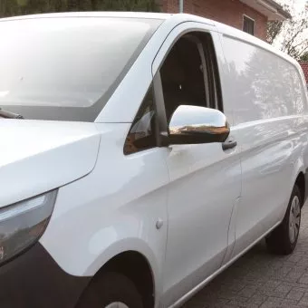 ClimAir Zijwindschermen Dark compatibel met Mercedes V-Klasse/Vito/Marco Polo W447 2/4/5 deurs 2014