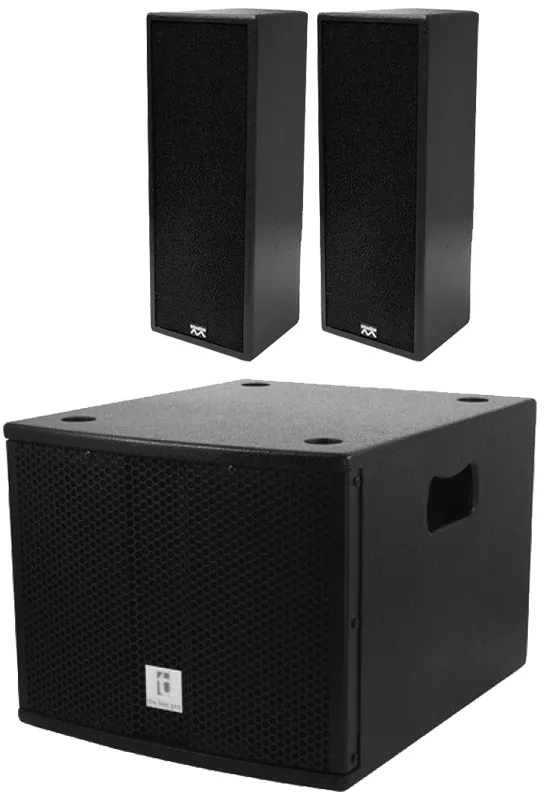Sistem audio activ 2.1 the box Achat 108 Sub A + Studio-M HP24 - imagine 1