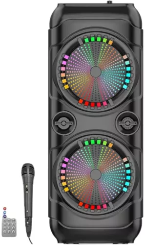 Boxa portabila ZQS8229 120W PMPO BT/FM/AUX/USB RGB microfon