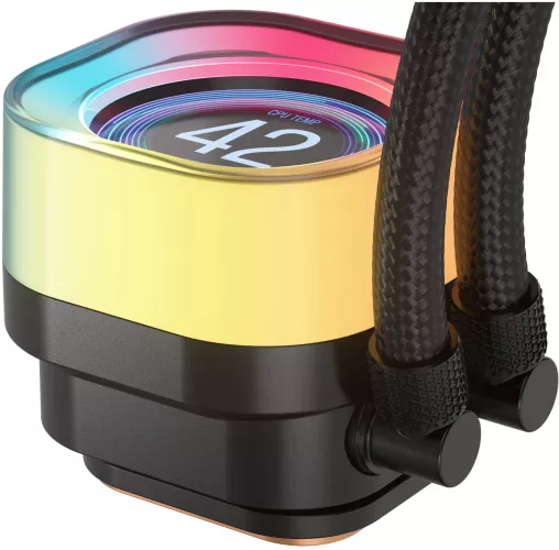 Cooler procesor lichid 360 AIO Corsair LCD RGB iCUE LINK TITAN RX