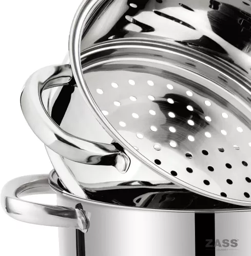 Set de gatit sub aburi din inox Zass Gourmet Aachen ZG-SSS 01 3