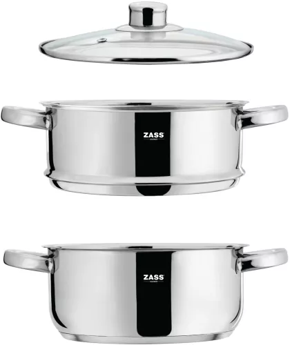 Set de gatit sub aburi din inox Zass Gourmet Aachen ZG-SSS 01 3