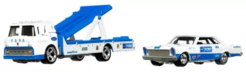 Set masinute Hot Wheels Car Culture - Team transport Ford C-800 cu