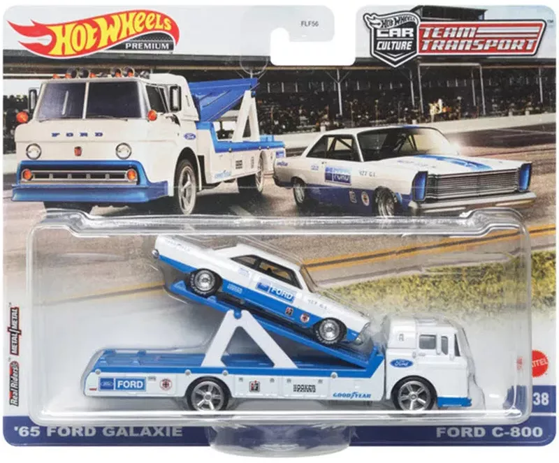 No276. 100% Hot Wheels Ford 13台セット Set masinute Hot Wheels Car Culture - Team transport Ford C-800 cu