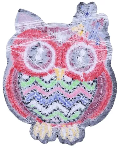 Aplicatie termoadeziva brodata 5 x 6 5 cm Bufnita