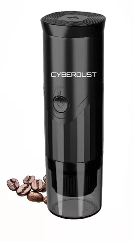 Minipresso CYBERDUST Espressor Portabil Negru Mat Compatibil Cafea ...