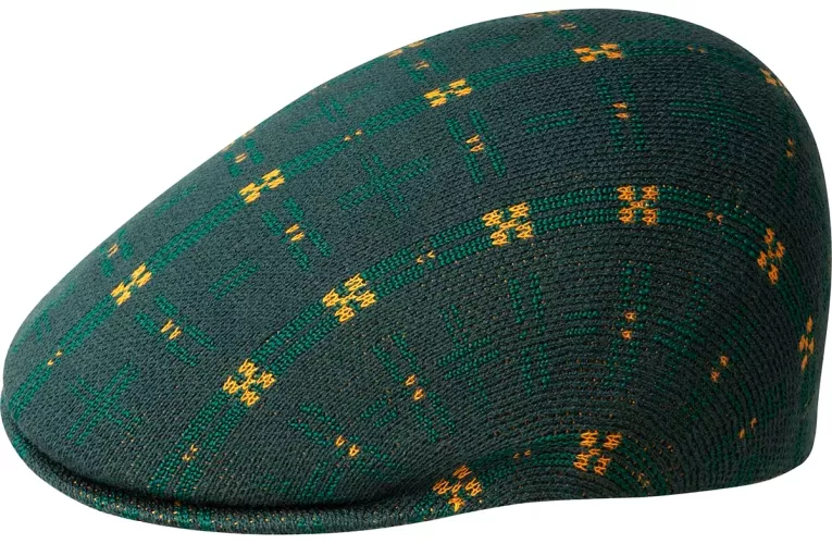 Produktbild von Original KANGOL Seamless Tropic 507 Flatcap Schiebermütze Ivy Cap Schwarz NEU