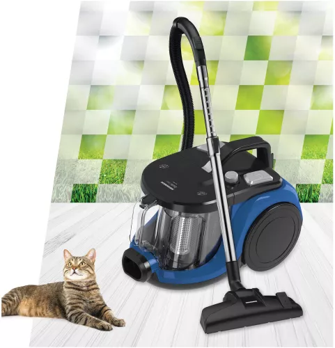 Aspirator fără sac Heinner CycloClean HVC-MC850BL 850W putere 170W filtru HEPA 12 recipient praf: 2L tub telescopic metalic — imaginea 4