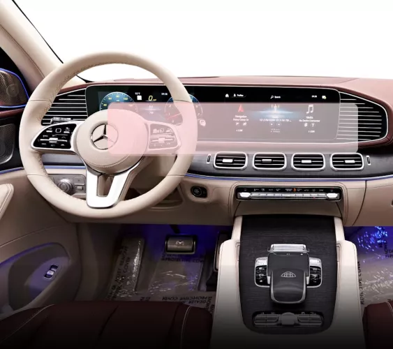 Auto Fenster Sonnenschutz Für Mercedes-Benz GLS (X167) 2019-2023 - 2-tlg. Seitenscheiben-Sonnenschutz