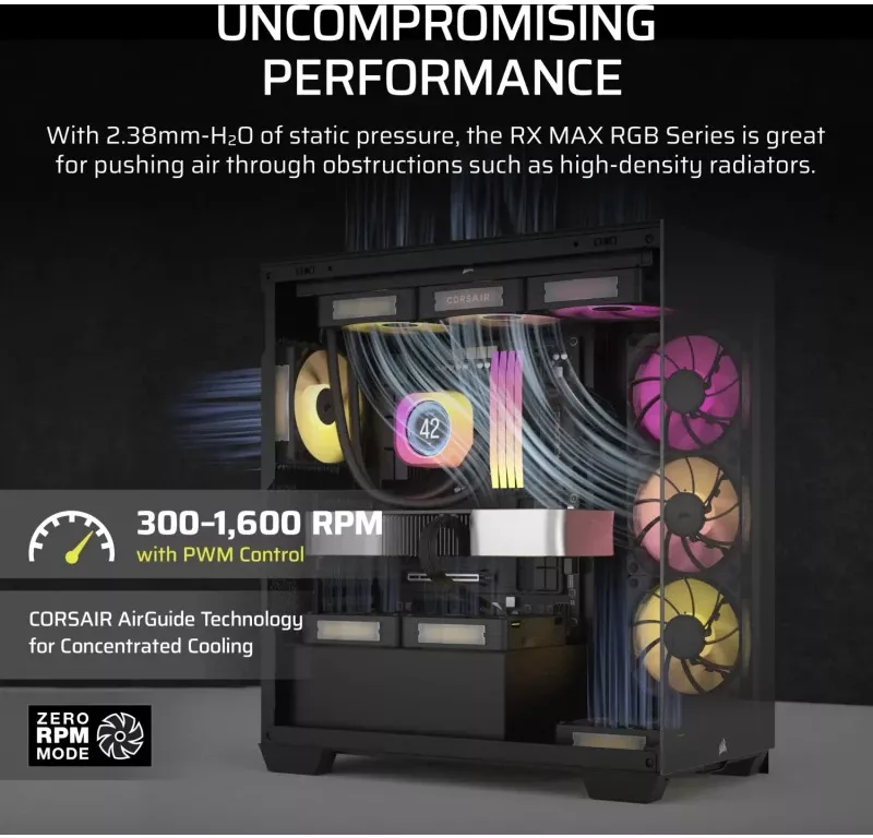 Ventilator / radiator Corsair iCUE LINK RX140 Max RGB Expansion