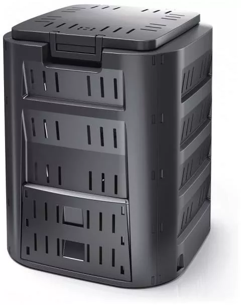 Compostor de gradina 320 L negru Compogreen IKST320C-S411
