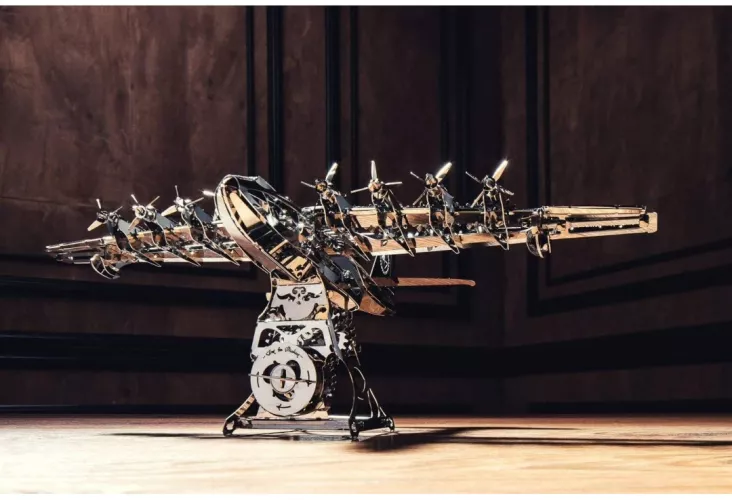 Puzzle Mecanic 3D Metal Time for Machine Avion Heavenly Hercules Model Nr.2