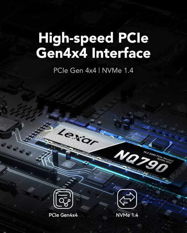 SSD 4TB Lexar M.2 NVMe NQ790 PCIe 4.0 x4