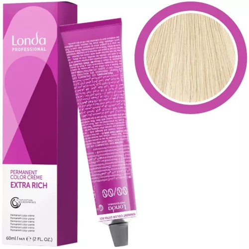Londa Cremehaarfarbe Spezialblond Asch – 12/1, 60 Ml, Für Aschblonde Strähnchen & Nuancen