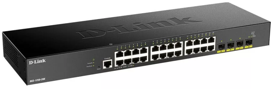 Switch D-Link DGS-1250-28X cu 28 porturi 10 Gigabit Smart Managed — imaginea 4