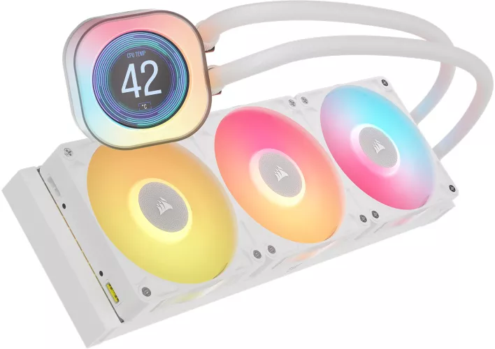 Cooler procesor lichid 360 AIO Corsair LCD RGB iCUE LINK TITAN RX