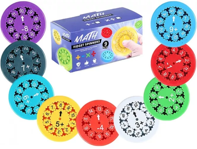 Jucarie educationala-Math Fidget Spinners