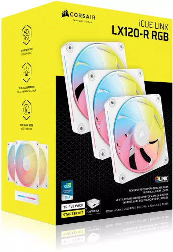 Ventilator / radiator Corsair iCUE Link LX120-R RGB Starter Kit