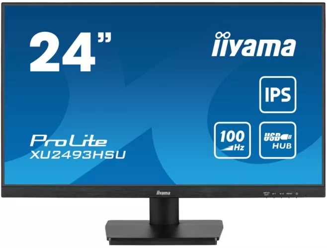 Iiyama 24" 100Hz IPS ProLite Full HD HDMI DisplayPort Boxe negru - imagine 1