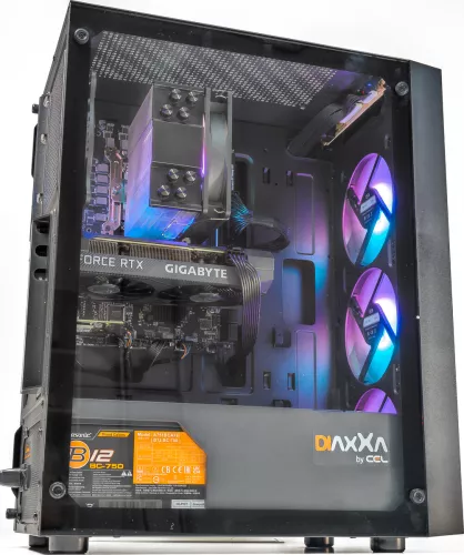 PC Gaming DiaxXa Intel Core i5-12400F 16GB DDR4 SSD 512GB M.2 NVMe