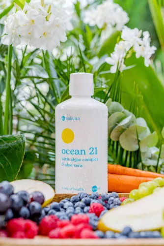 Ocean 21 suc de Aloe Vera si Alge Formula Completa pentru Detoxifiere  Vitalitate si Imunitate 946ml - Calivita