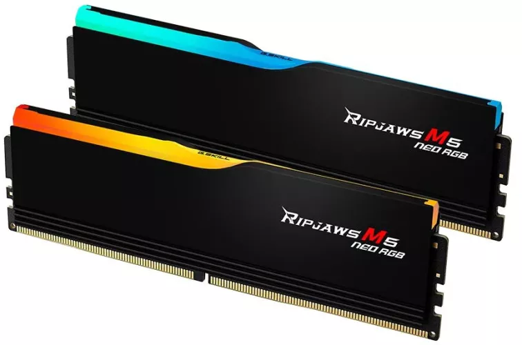 メモリー G.Skill DDR5-6000 RAM32GB(2x16GB) Memorie RAM G.Skill 32GB DDR5 6000MHz Kit 2x16GB RGB Negru