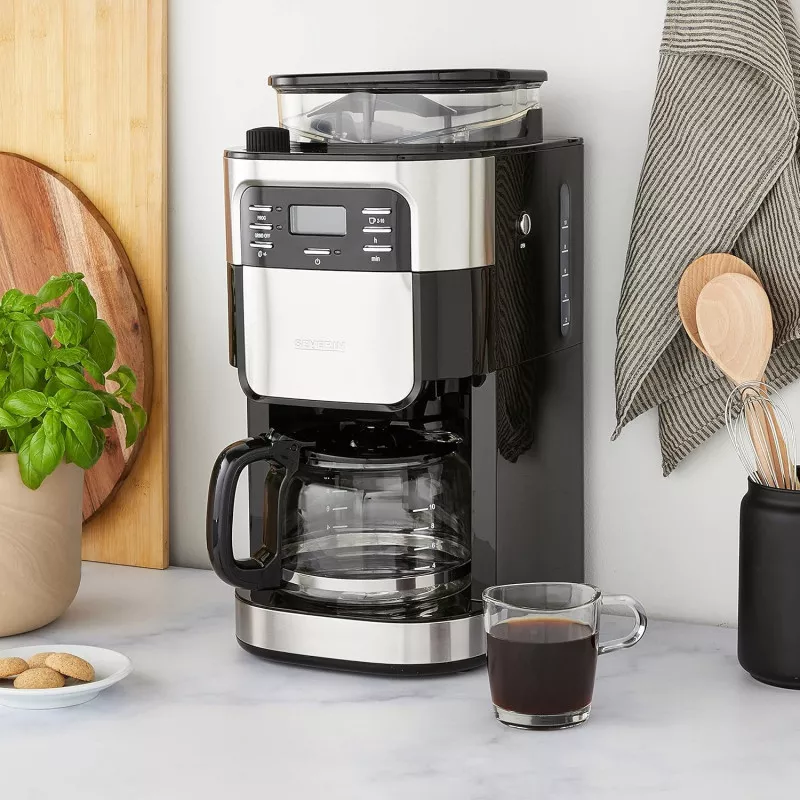 Aparat de cafea Severin KA 4810 1000W 1 35 l display LCD 3 setari - cel.ro