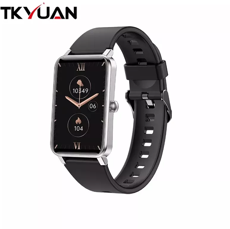 Smartwatch dama ZX18 SYOND brata silicon negru