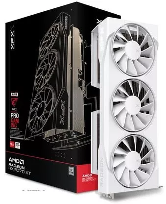 XFX RX 9070 XT 16GB GDDR6 256 bit Swift White Gaming Edition