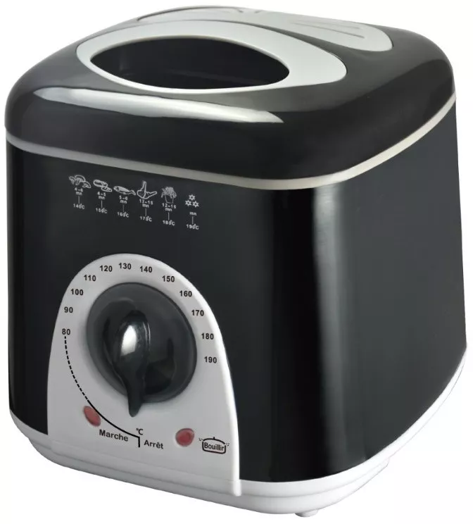 Friggitrice Ad Aria Zyle ZY002BAF 3,5L – 1500W, 80-190°C, Nera, Timer Incluso - copertina