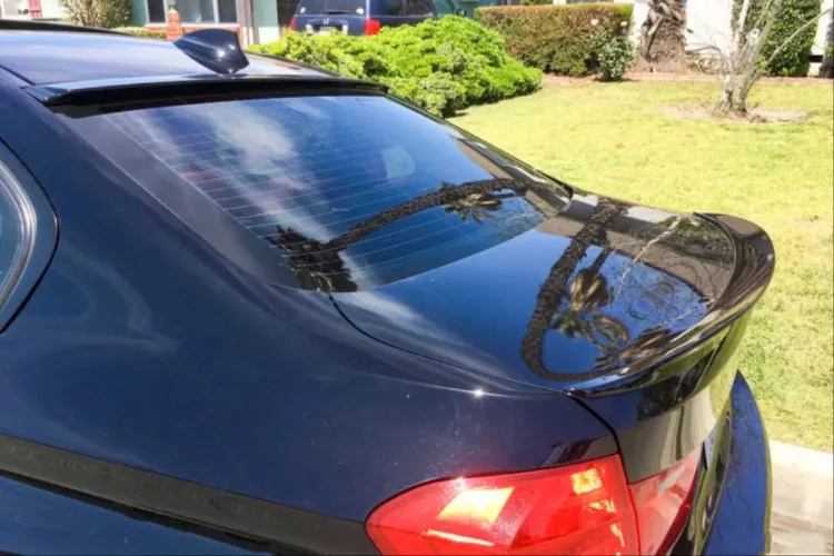 Spoiler Arrière Pour BMW Série 3 F30 Berline 2012-2019 - ABS Noir Brillant - Prêt à Coller
