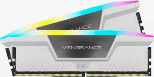 Kit RAM Corsair DDR5 64GB 6000MHz CL30 RGB Vengeance White EXPO