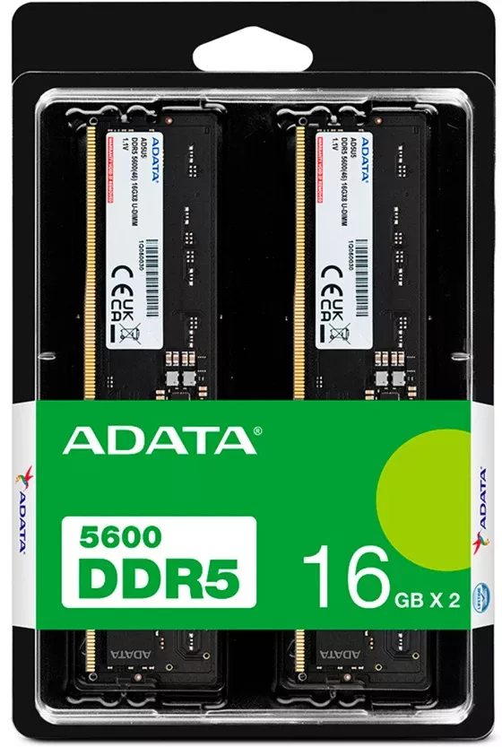 ADATA メモリー DDR5 System U-DIMM 32GB AX5U5600C4616G-DTLABBK Blade Lancer XPG Adata 2(32GB) x 16GB 5600MHz メモリー